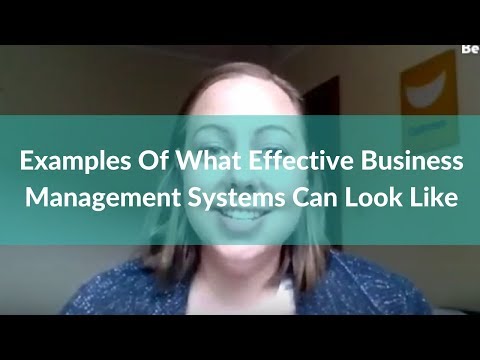 Examples Of What Effective Business Management Systems Can Look Like