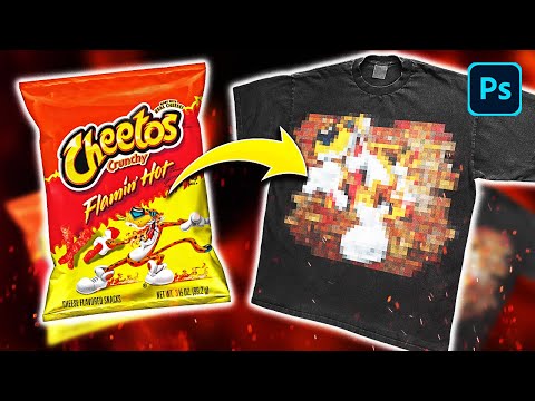 I Made T-Shirts Out Of Hot Cheetos Packaging!