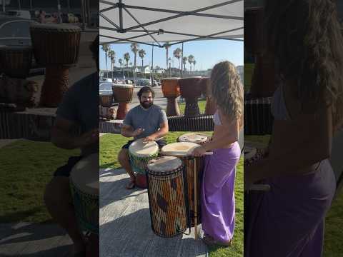 Wednesday drum circle in Ocean Beach.