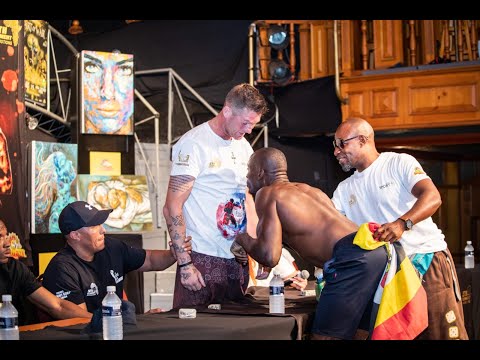 FULLFIGHT Musa Ntege 'The Dinosaur' Brutally KnockedOut By South Africa's Thomas Oosthuizen