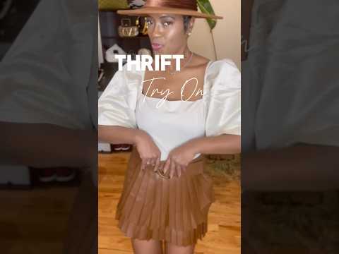 Try On My Thrifted Pieces With Me ❤️ #tryon #thriftedfashion #thriftfinds #thriftedoutfits #thrifty