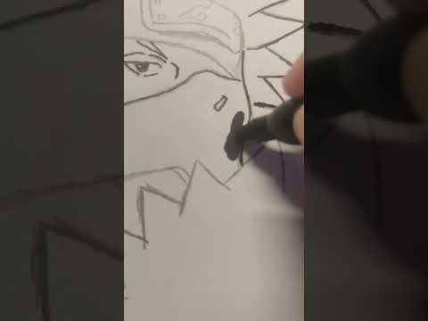 Kakashi, Naruto and Sasuke drawing Part 1 ||  #kakashi #narutodrawing