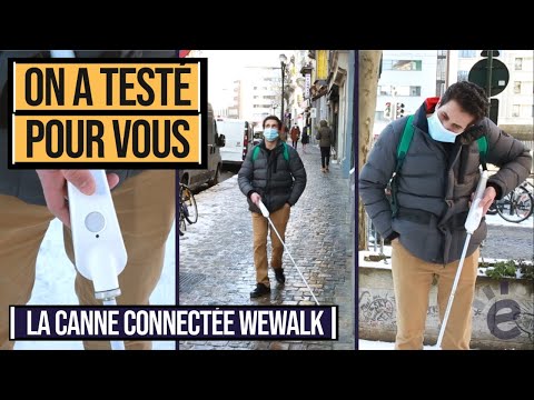 On a testé pour vous : la canne connectée WeWalk