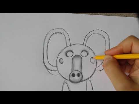 How to draw Elly - Piggy Roblox