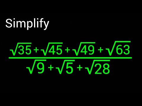 Germany | Can you solve this ? | Simplify Radical Expression