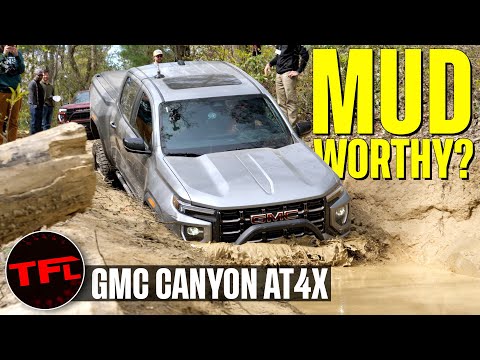 Watch The 2023 GMC Canyon AT4X Get So Muddy That It’ll Take A Week To Clean!