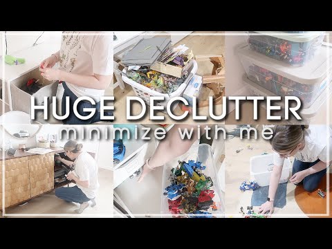 MASSIVE DECLUTTER & ORGANIZE WITH ME 2023 / SMALL HOME ORGANIZATION IDEAS & MOTIVATION / TOY STORAGE