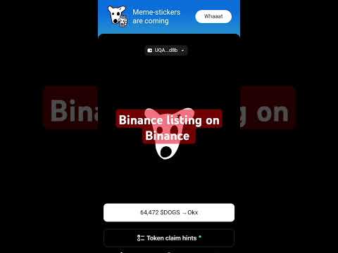 How to deposit dogs in binance | dogs listing on Binance confirmed #dogsairdrop #dogsonbinance