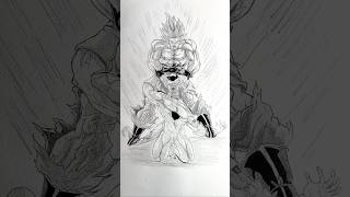 Goku VS Frieza Speed drawing 💀 Stick-Man #drawing #anime #shorts