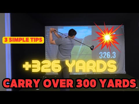 How to hit your driver over 300 yards with these simple tips!