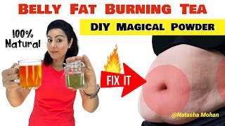 1 Spoon Of Magical Powder to Burn Your Belly Fat & Weight Away🔥 DIY Natural Belly Fat Cutter Tea