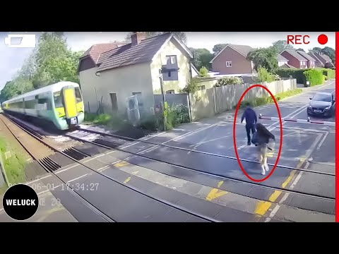 200 Shocking Train Moments Of Luckiest People Caught On Camera