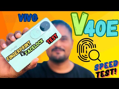 Vivo V40e fingerprint vs Facelock speed test Review 🔥