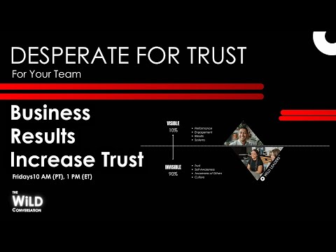 Business Results Increase Trust | Desperate For Trust For Your Team | The WiLD Conversation