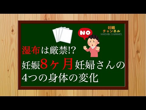 【妊娠8ヶ月】妊娠後期に突入✨妊娠8ヶ月妊婦さんの身体の変化とは🤔