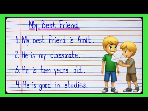 My Best Friend Essay in English | 10 lines on My Best Friend | Essay on My Best Friend