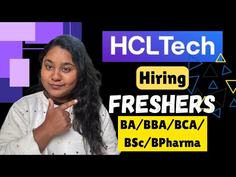 HCL Graduate Trainee hiring|HCL Freshers hiring|BA/BBA/BCA/BSC/BPharma hiring| 2020-2024