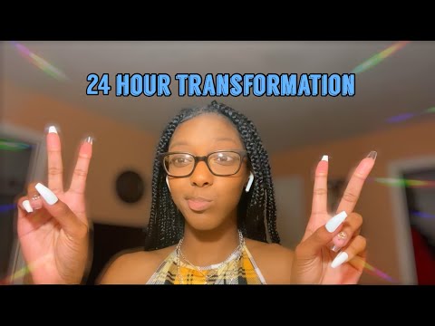 24 hour glowup transformation || cameryn ayanna