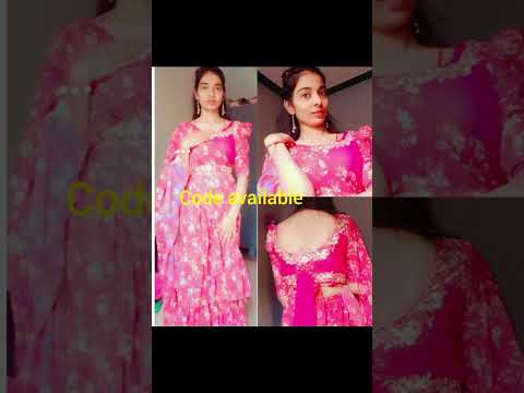 meesho haul# embroidery frill choli# shortvideo# code: s-143033660