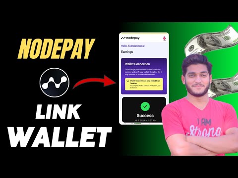 Nodepay Airdrop Wallet Link Process On Mobile || Nodepay Airdrop Withdrawal Address Submit