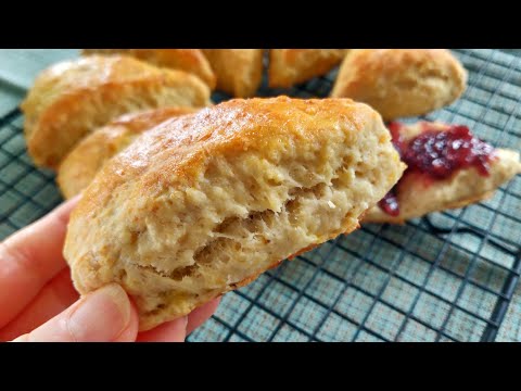 香蕉司康松饼，无糖无奶无鸡蛋配方| Banana scones recipe, No sugar, no milk no egg