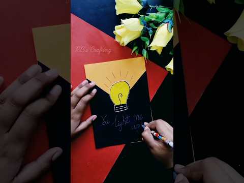 Easy Card Making Idea| Teacher's Day Card Making Idea| Easy paper craft