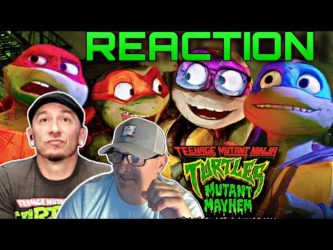 LOVE THIS ANIMATION STYLE!!!! Teenage Mutant Ninja Turtles: Mutant Mayhem Trailer REACTION!!!