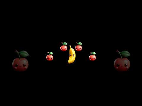 Funny Fruits Sensory Video Shorts #12 #highcontrast #BabySensory #babybraindevelopment #babysensory