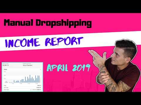 eBay Manual Dropshipping - Income Report April 2019 For my Brand New Store!