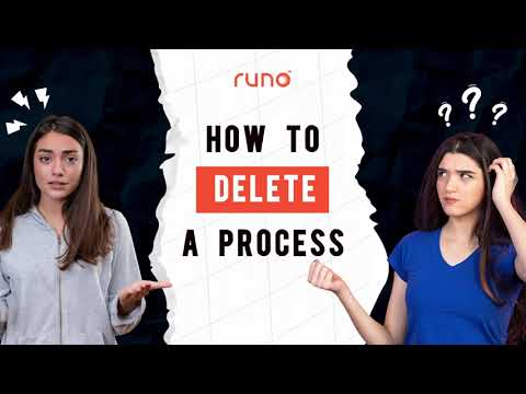 How to delete a process | Web Version | Runo