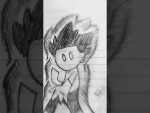 desenhando pesonagem overpower (;-;)