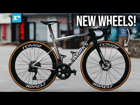 UNRELEASED Roval Wheels Spotted On Remco Evenepoel's Tarmac SL8 At Tour de France Warm-up Race