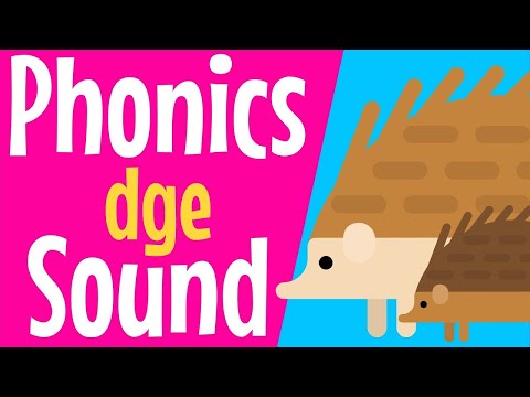 How to Say the dge Sound for Kids & ESL - Phonics Trigraph Song!