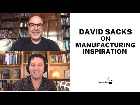 David Sacks Interview - On Manufacturing Inspiration. The Creativity Interviews, Ep #5