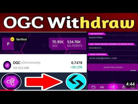 OGC Deposit on  Exchange || OGC Listening Update || OGC ko exchange pa deposit kesa kare