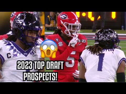 Quentin Johnston ‘LOCKED UP’ Vs Kelee Ringo 🔥 2023 NFL DRAFT MATCHUP! TCU Vs Georgia highlights