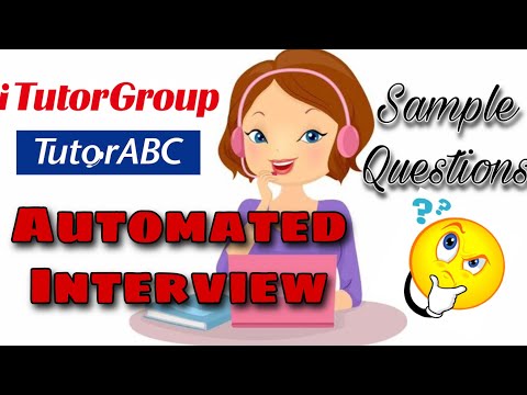 iTutor Automated Interview Questions | Sample questions | Ace your itutor interview | TutorABC