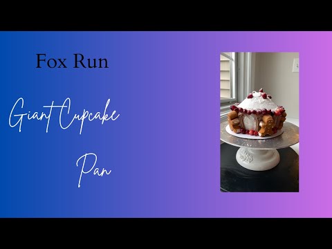 Bake Big & Bold: Fox Run Giant Cupcake Pan for Show-Stopping Desserts! 🧁✨