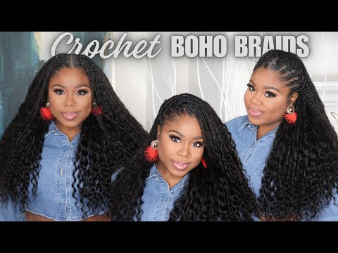 Crochet Boho Braids | 100% Human Hair | 2 Hour Install | Ywigs