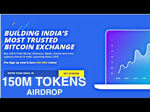 India's Upcoming Exchange Wazirx Bitcoin & Altcoins Exchange - 150M WRX Tokens Airdrop/Giveaway