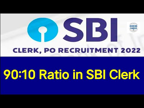 90:10 Ratio in SBI Clerk Exam!!