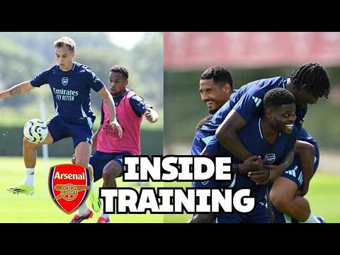 INSIDE TRAINING - Training pre-Wolves for Arsenal. 📍 Sobha Realty Training Centre - Arsenal Training