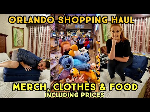 Orlando Shopping Haul - What Did We Buy? We Show You Merch, Clothes & Food With Full Prices