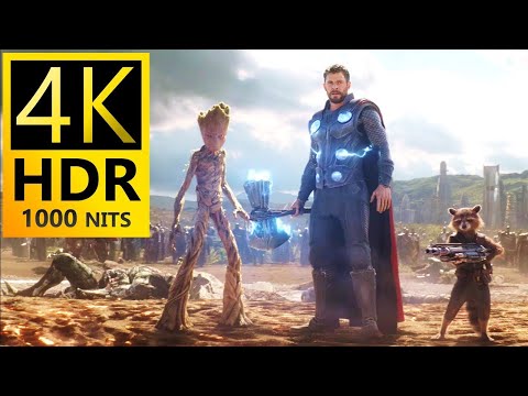 Thor Arrives In Wakanda Scene - Avengers Infinity War (2018) - 4K HDR- Dolby Atmos