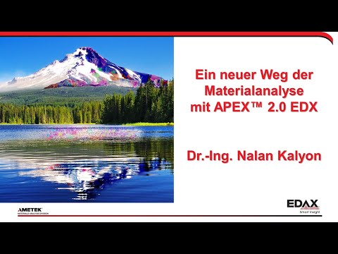 Ein neuer Weg der Materialanalyse mit APEX 2.0 EDX