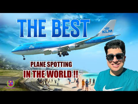 THE BEST PLANE SPOTTING in the WORLD - MAHO BEACH in SAINT MAARTEN !!