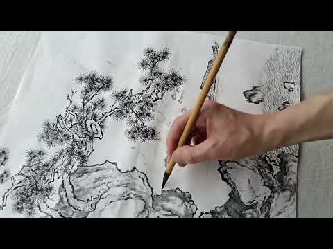 用郭熙的画法来创作一幅山水画，让你快速掌握宋代山水画的精髓