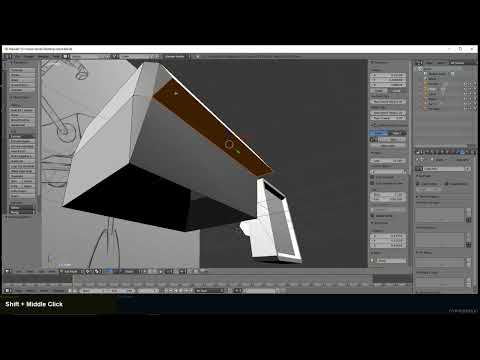 Part 3 of Module 1: Getting Started Intro to Blender Video 4 Modelling Part 2