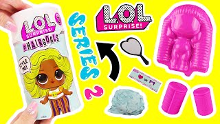 UNBOXED! What's Inside LOL Surprise #HairGoals Series 2! Color Changing Dolls