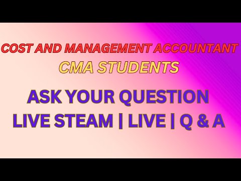 #cma #cmastudents #icmai #icwai #cmacourse #cmaexam #live #livestream #livestreaming #yt #icwai